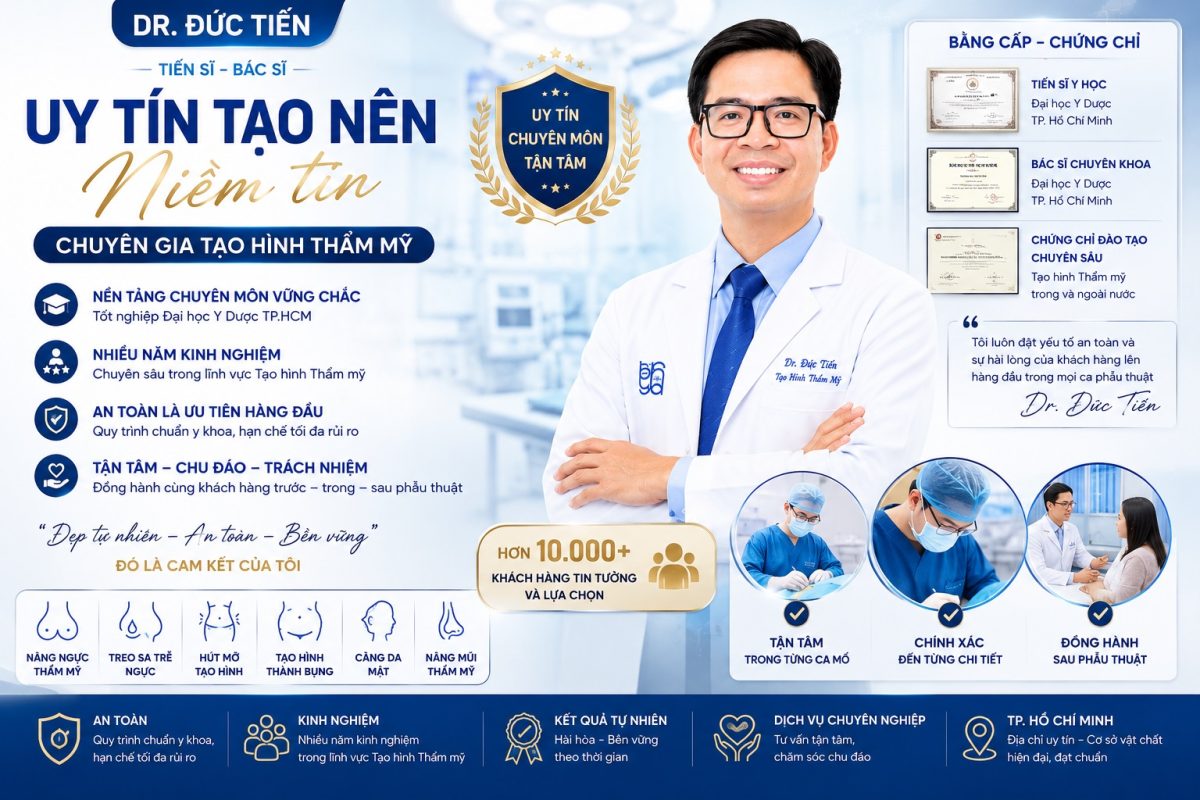 Dr Đức Tiến - chuyên gia tiến sĩ bác sĩ nguyễn đức tiến - pk pttm Nam Tiến