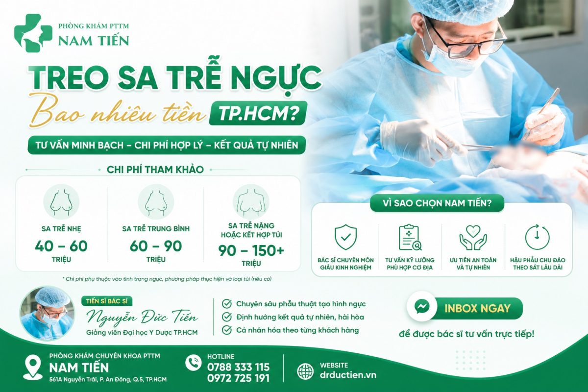 Treo Sa Trễ Ngực Bao Nhiêu Tiền TP.HCM
