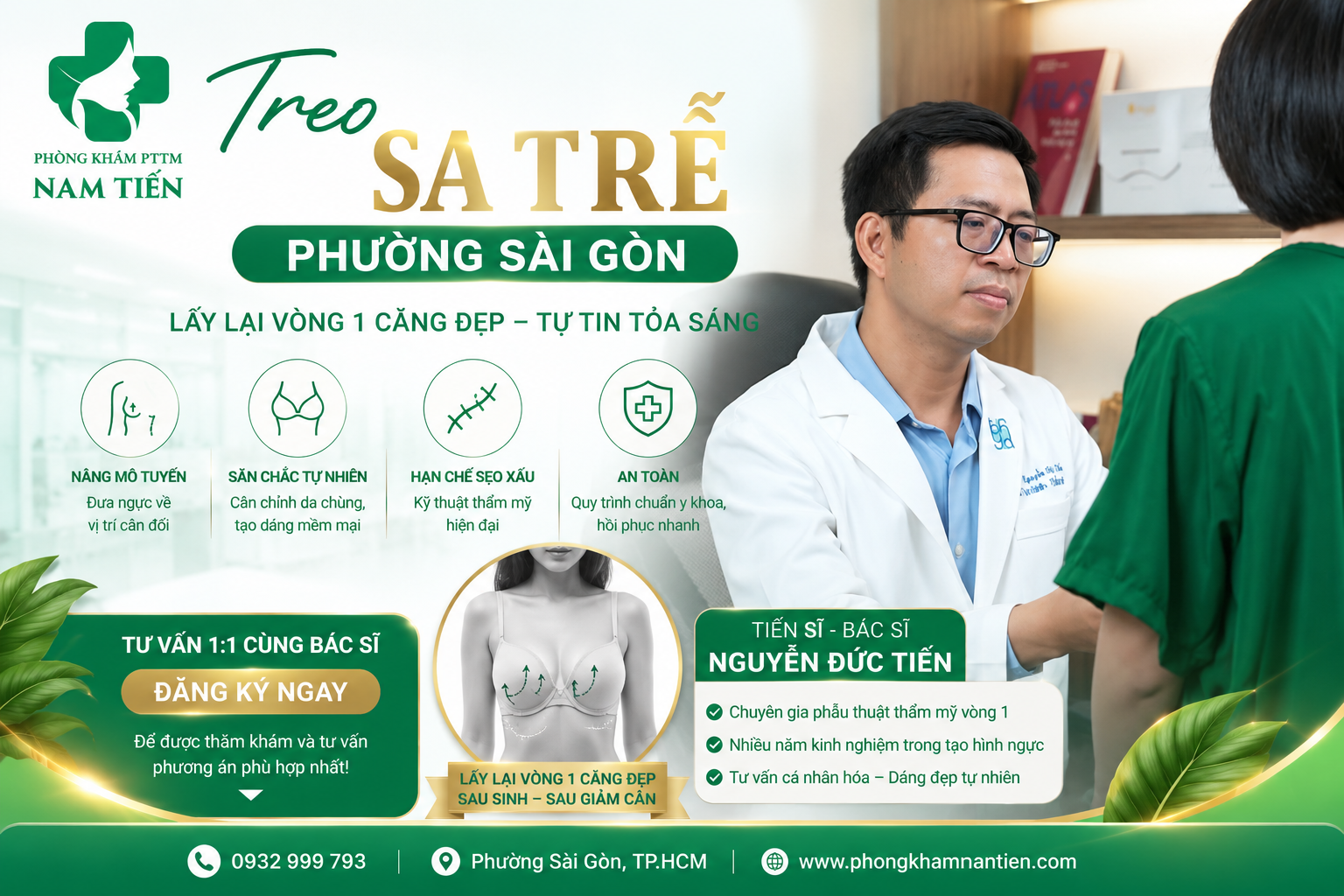 Treo sa trễ không đặt túi tphcm