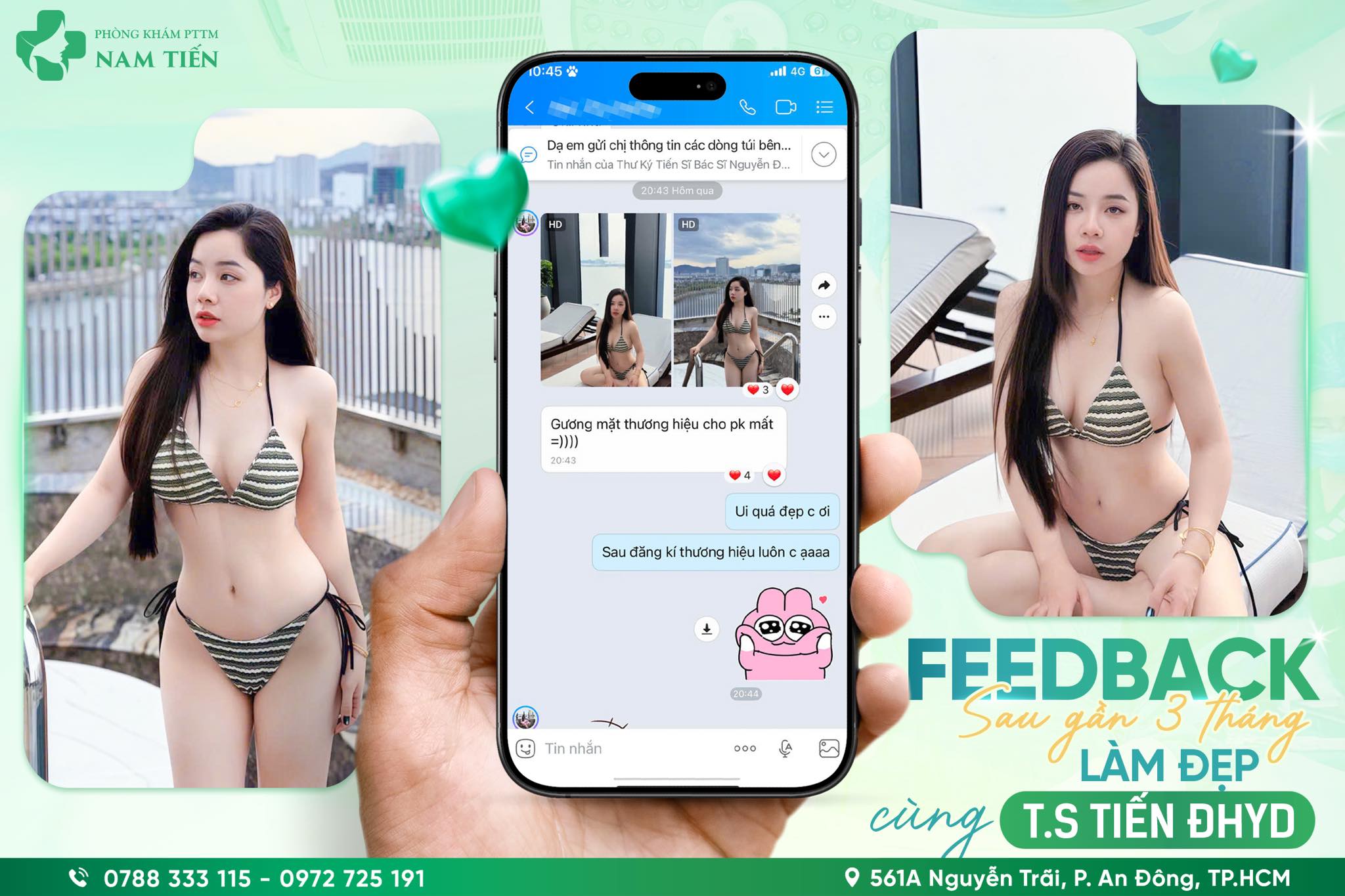 cam nhan cua khach hang voi dich vu tham my cua tien si bac si nguyen duc tien