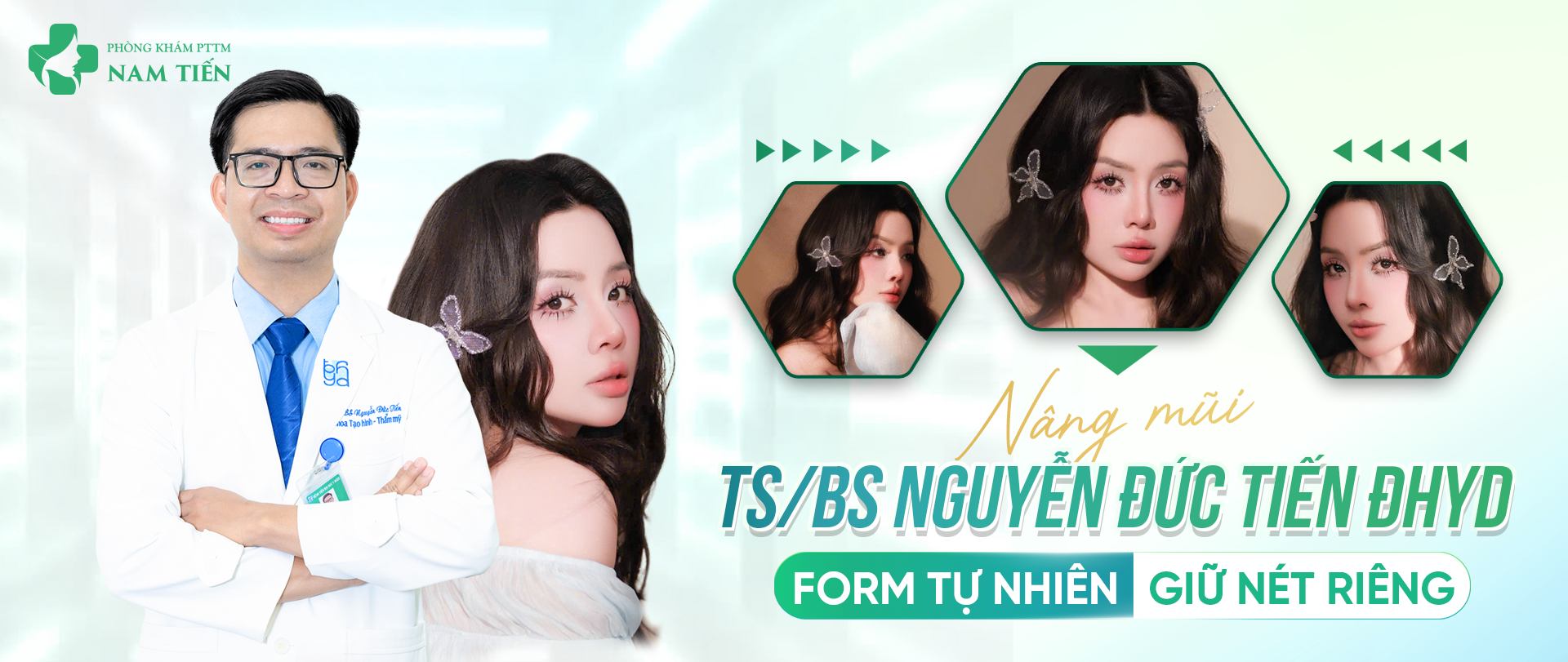 phẫu thuật thẩm mỹ nâng mũi tiến sĩ bác sĩ Nguyễn Đức Tiến