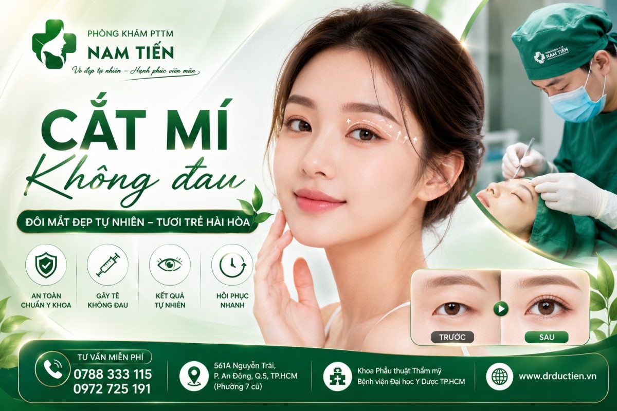 Cắt mí không đau TPHCM