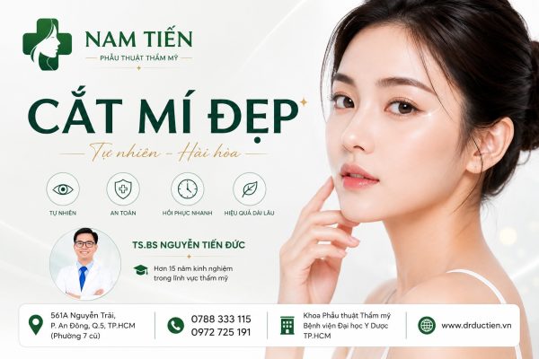 Cắt mí tại tp.hcm cùng bác sĩ Nguyễn Đức tiến
