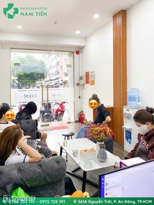 Khách hàng tin tưởng dịch vụ độn cằm TPHCM tại phòng khám PTTM Nam Tiến