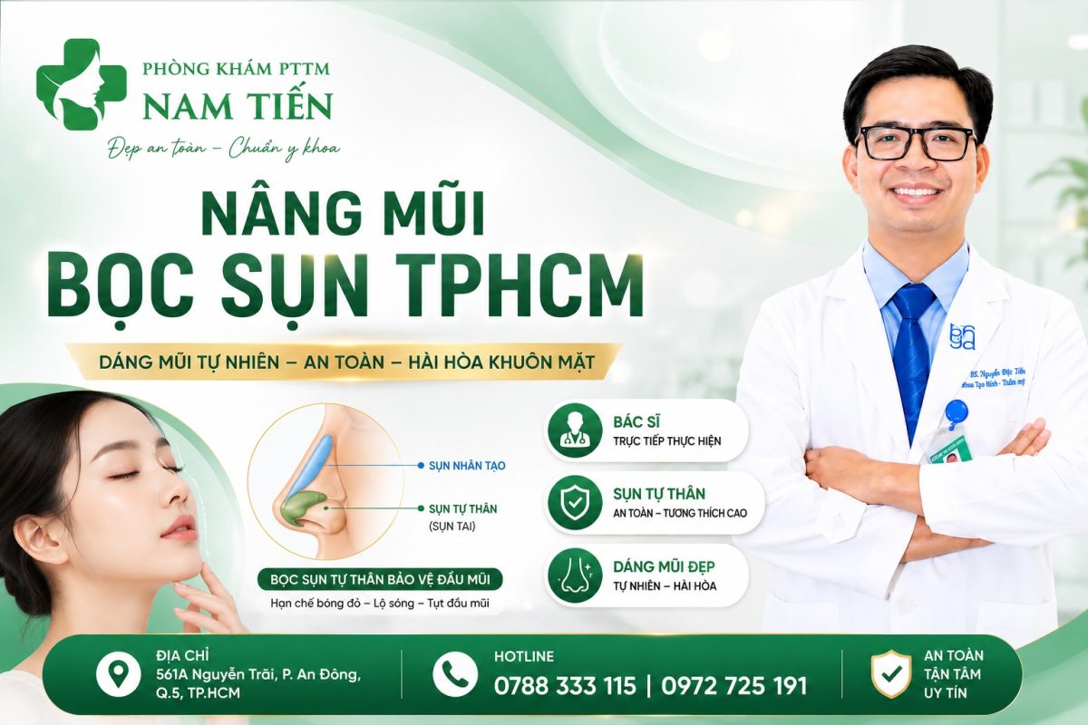 NÂNG MŨI BỌC SỤN – DÁNG MŨI TỰ NHIÊN