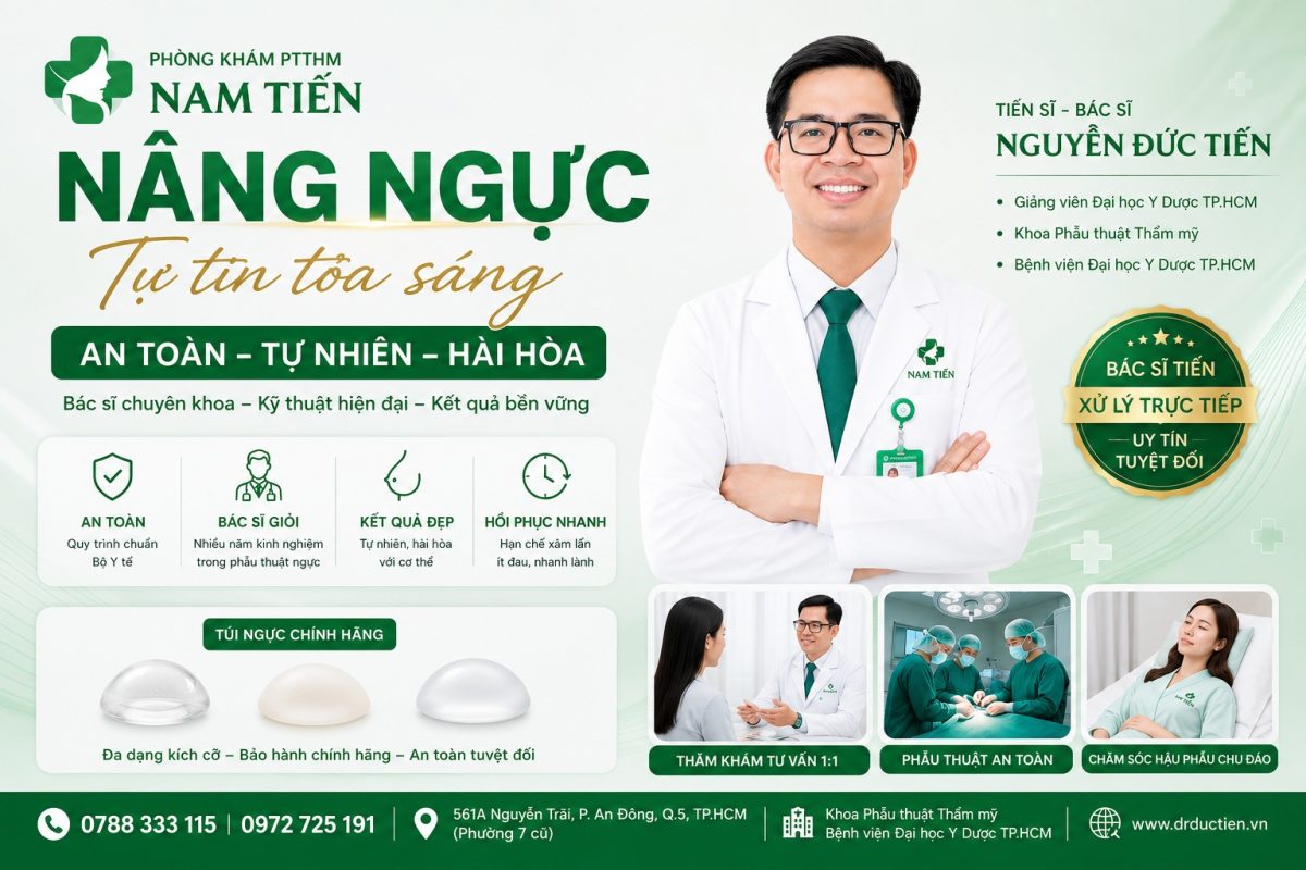 Nâng ngực uy tín tphcm 1 Nâng Ngực Uy Tín TPHCM 2026 – Giải Pháp Cho Vòng 1 Cân Đối