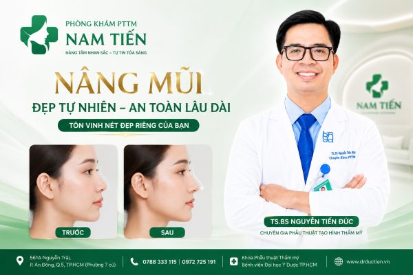 Nâng mũi tại TPHCM cùng bác sĩ Nguyễn Đức Tiến
