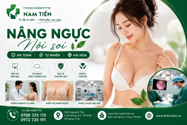 Nâng ngực nội soi tphcm