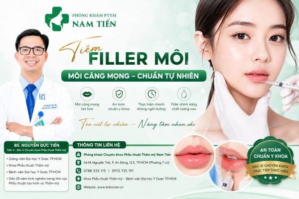 Tiêm filler môi cùng Tiến sĩ-Bác sĩ Nguyễn Tiến Đức