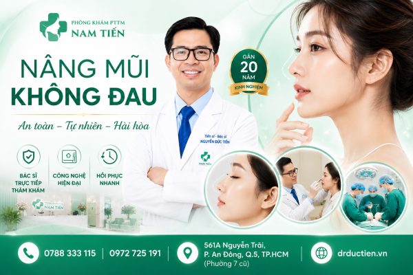 nâng mũi không đau tphcm