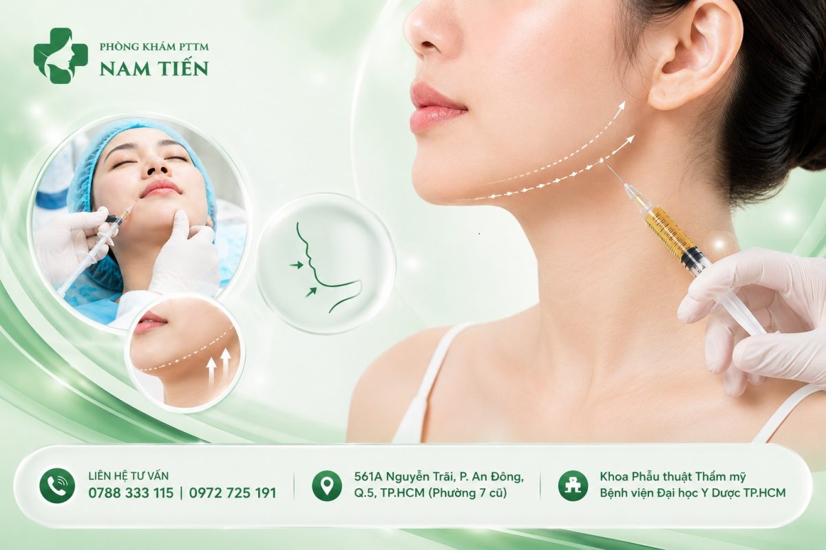 tiêm nọng cằm tphcm phòng khám nam tiến bác sĩ Nguyễn Đức Tiến