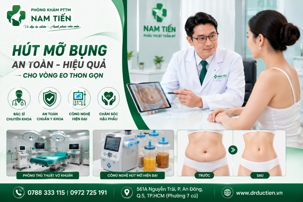 Hút Mỡ Bụng Ở Đâu Tốt TPHCM? 7 Tiêu Chí Lựa Chọn Địa Chỉ An Toàn, Uy Tín Từ Chuyên Gia 2 Hút mỡ bụng ở đâu tốt TPHCM