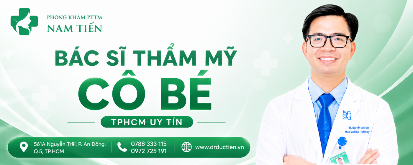 Bác sĩ thẩm mỹ cô bé TPHCM uy tín - TS.BS Nguyễn Đức Tiến tại Phòng khám Nam Tiến