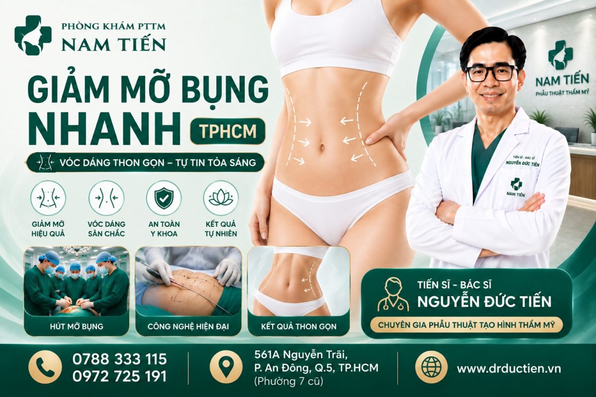 Giảm Mỡ Bụng Nhanh TPHCM – 7 Giải Pháp Tạo Dáng An Toàn, Cá Nhân Hóa Tại Nam Tiến 1 Giảm mỡ bụng nhanh tphcm