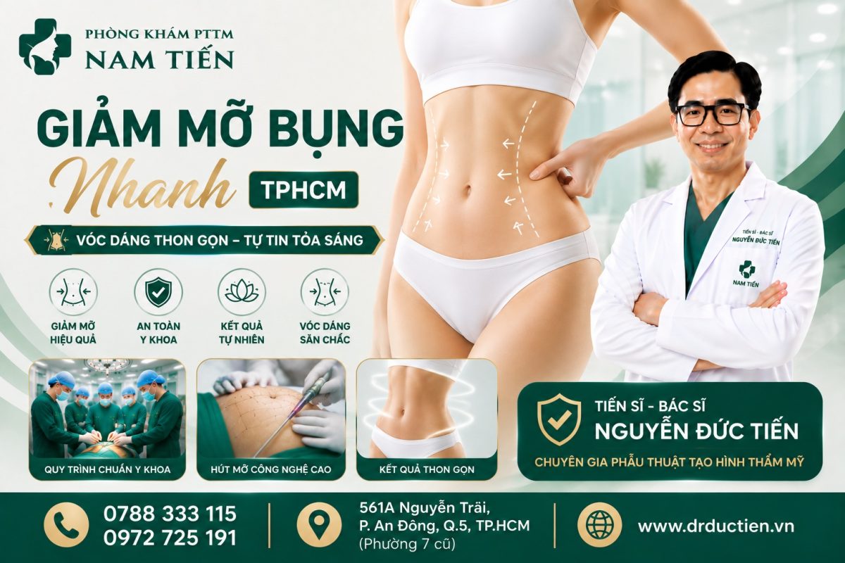 Giảm Mỡ Bụng Nhanh TPHCM – 7 Giải Pháp Tạo Dáng An Toàn, Cá Nhân Hóa Tại Nam Tiến 2 Giảm mỡ bụng nhanh TPHCM