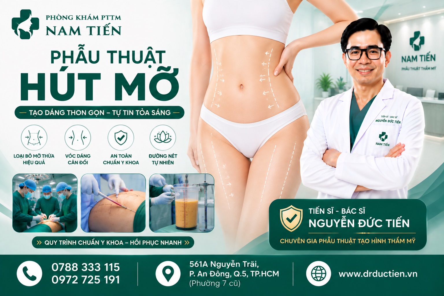 Phẫu thuật hút mỡ TPHCM