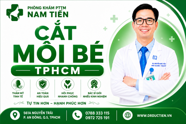 Cắt môi bé TPHCM tại phòng khám Nam Tiến