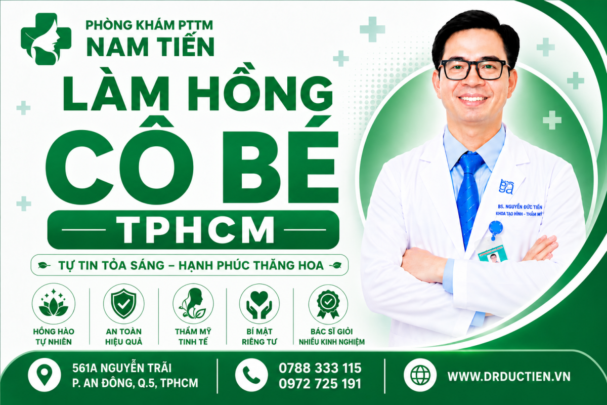 Làm hồng cô bé TPHCM 1 Làm hồng cô bé TPHCM tại phòng khám Nam TiếnLàm hồng cô bé TPHCM tại phòng khám Nam Tiến