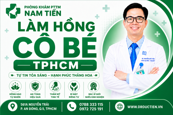 Làm hồng cô bé TPHCM tại phòng khám Nam TiếnLàm hồng cô bé TPHCM tại phòng khám Nam Tiến