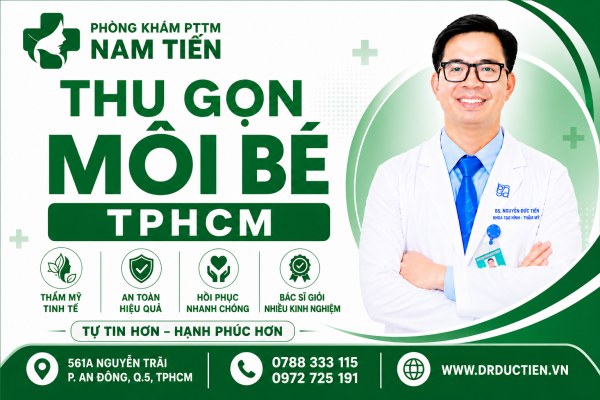 Thu gọn môi bé TPHCM cùng TS.BS Nguyễn Đức Tiến